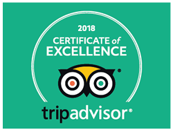 TripAdvisor 2018 Certificate of Excellence