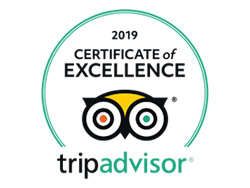 2019 Certificate of Excellence from Trip Advisor Turks and Caicos Villa